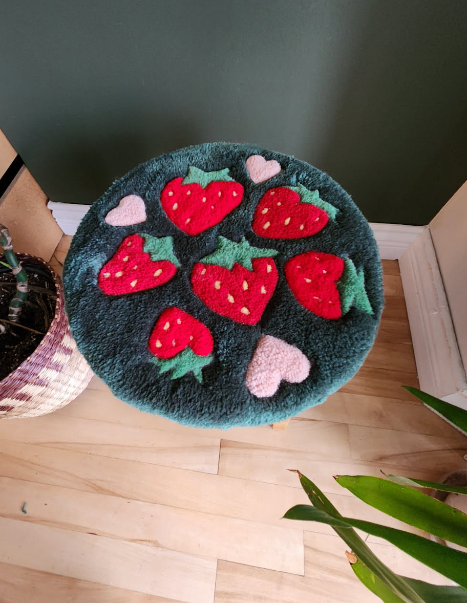 Tabouret FRAISES