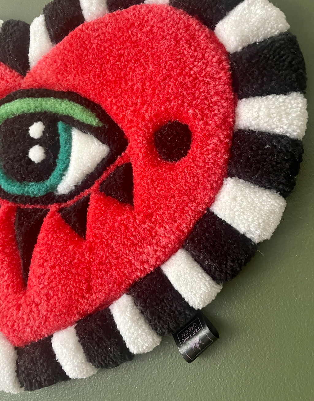 X_Coeur oeil , décoration murale