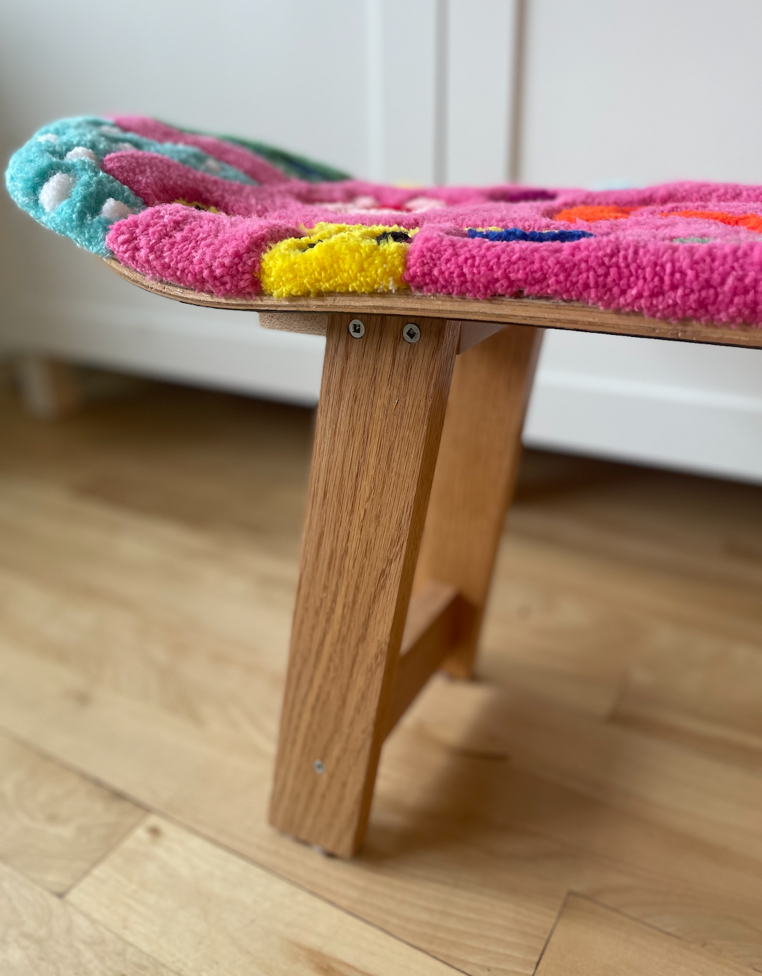 Banc SKATE motifs abstraits